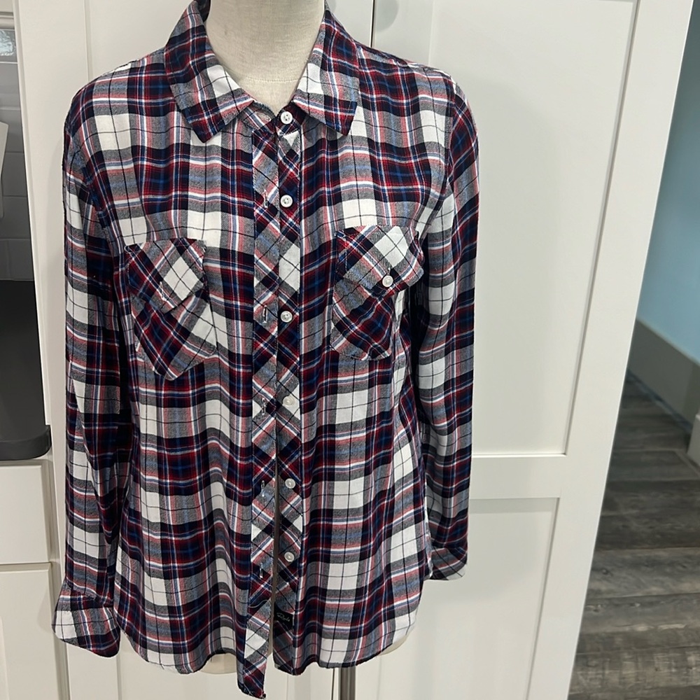Rails long sleeve shirt. Flannel style. small. So cute